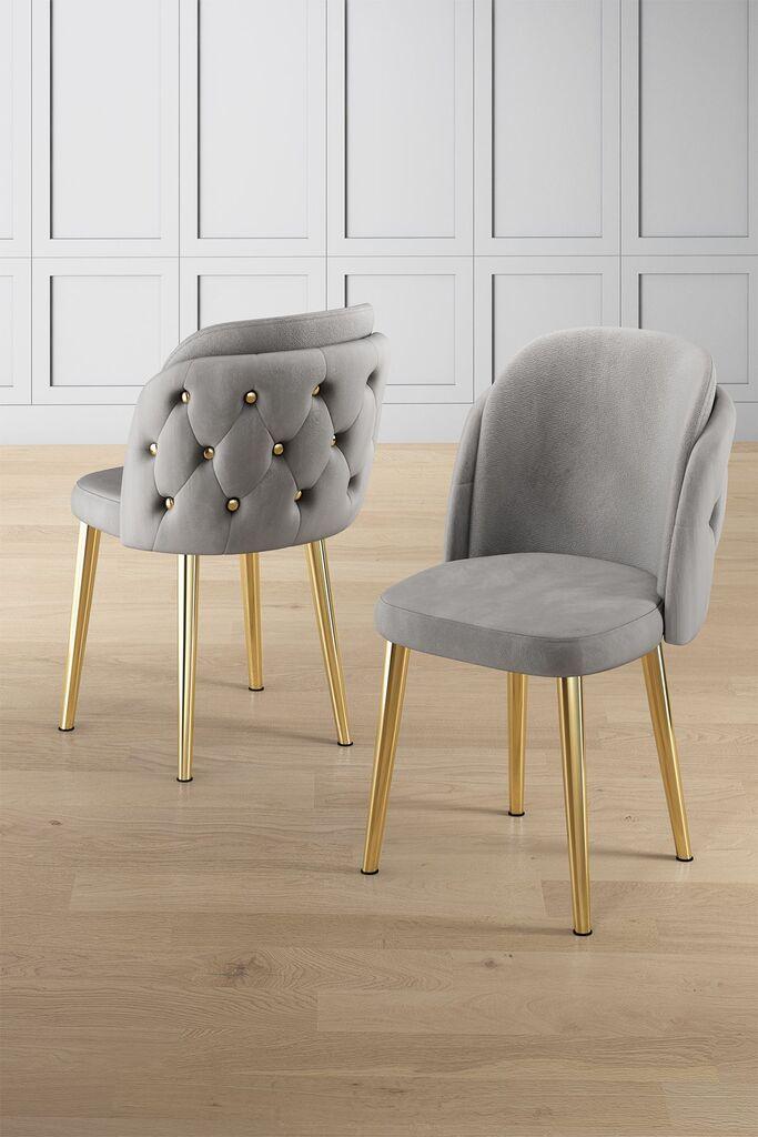 Hanah Home set stolica Axle, 85x59x146 cm, 6 dijelova, siva