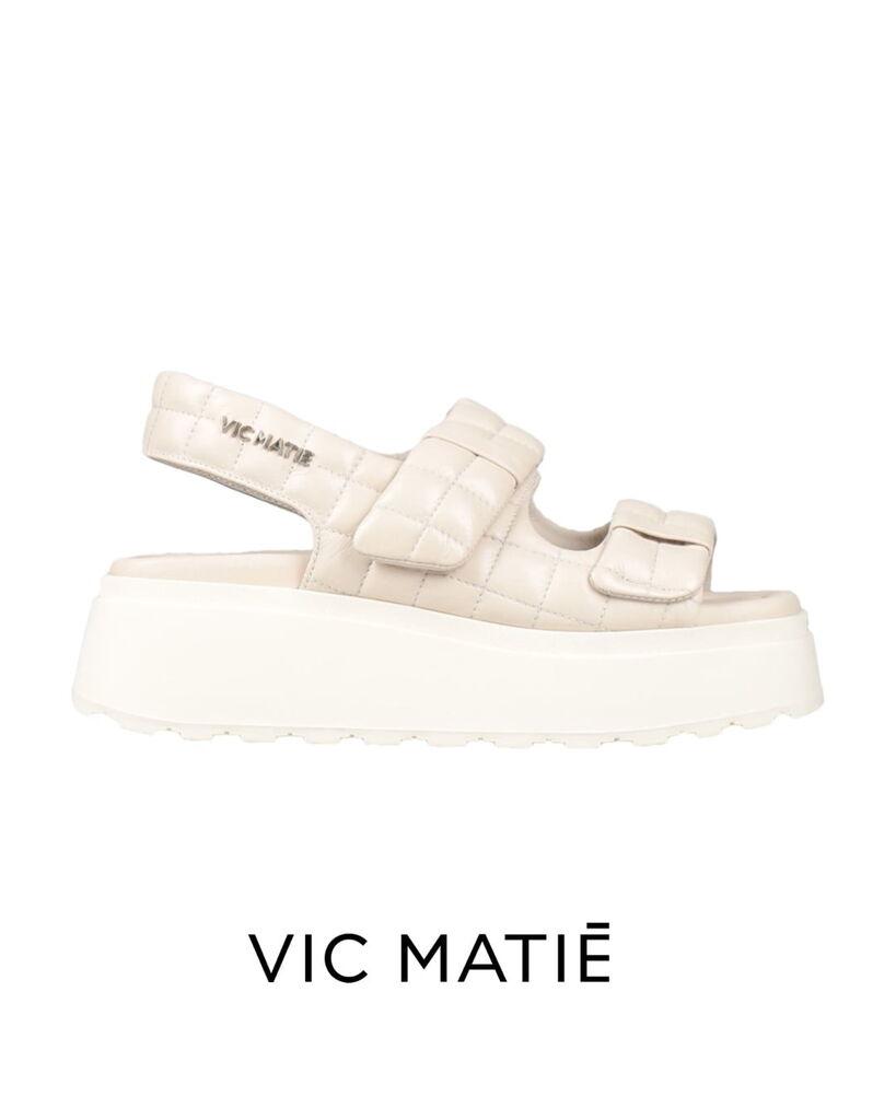 Vic matie ženske čizme krem