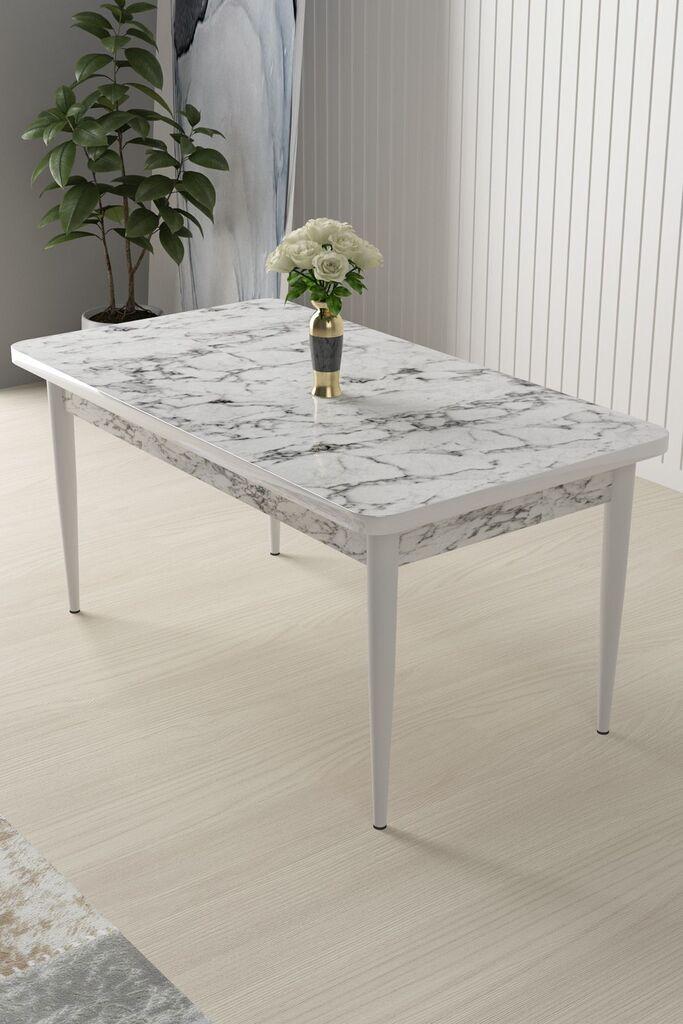 Hanah Home Trpezarijski sto Nil, 110x76x71 cm, Bijeli