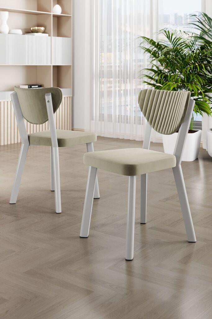 Hanah Home Arfe set stolica, 37x104x77 cm, 6 dijelova, svijetlozelena