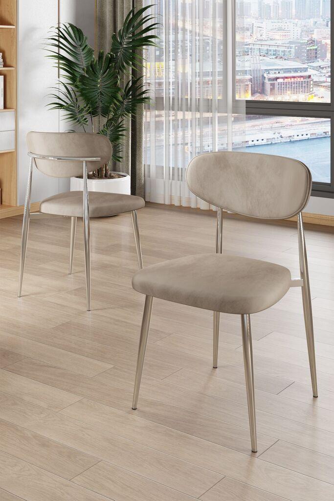 Hanah Home set stolica Vina, 56x76x97 cm, 4 dijela, Smeđa
