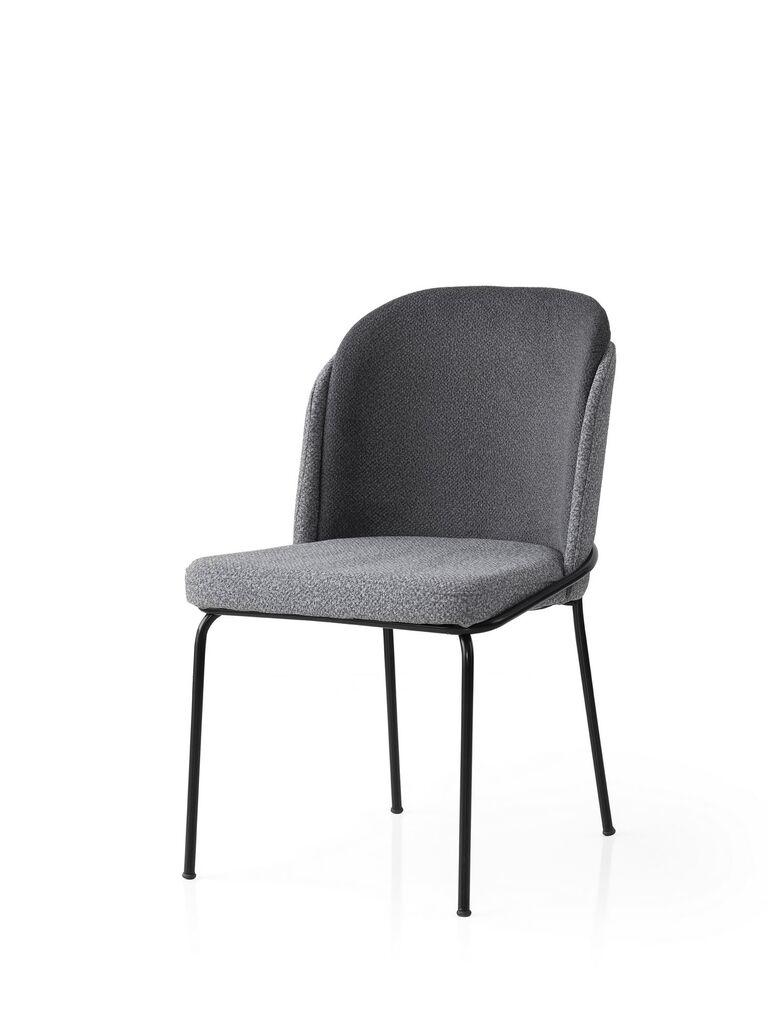 Hanah Home set stolica Dore-219, 75x62x51,5 cm, 2 dijela, siva
