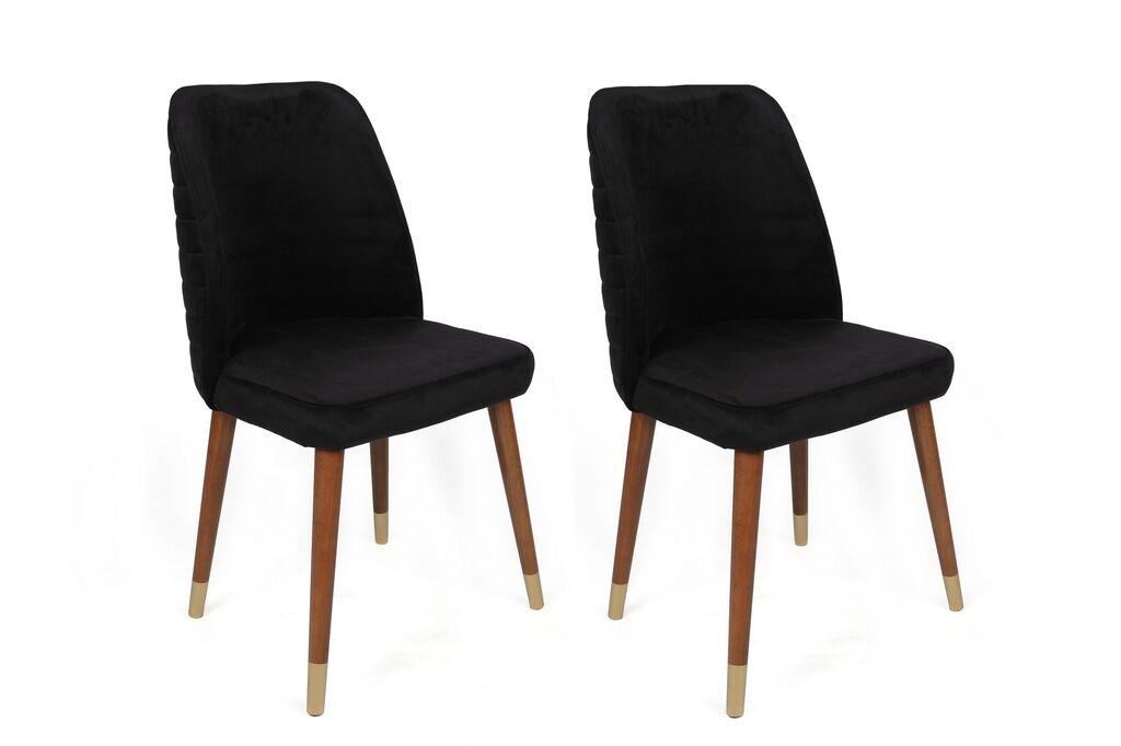 Hanah Home set stolica Hugo-386 V2, 62x75x51,5 cm, 2 dijela, crna