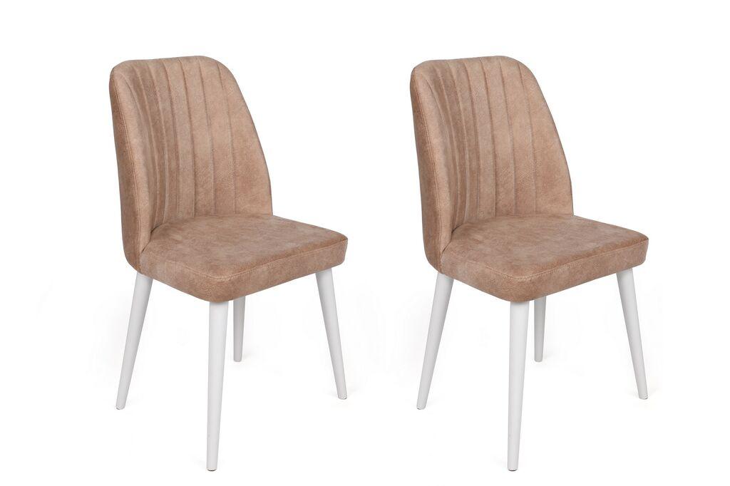 Hanah Home set stolica Alfa-493 V2, 62x75x51,5 cm, 2 dijela, bež