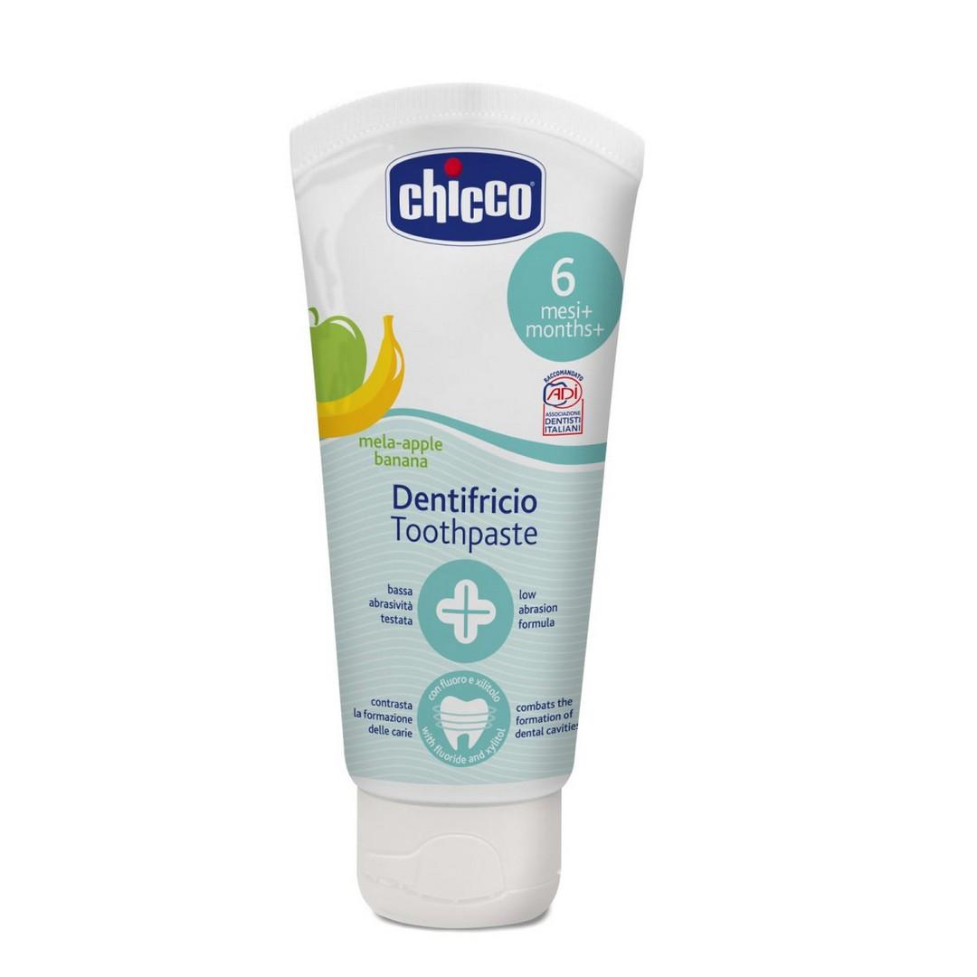 Chicco pasta za zube, jabuka i banana, 50 ml