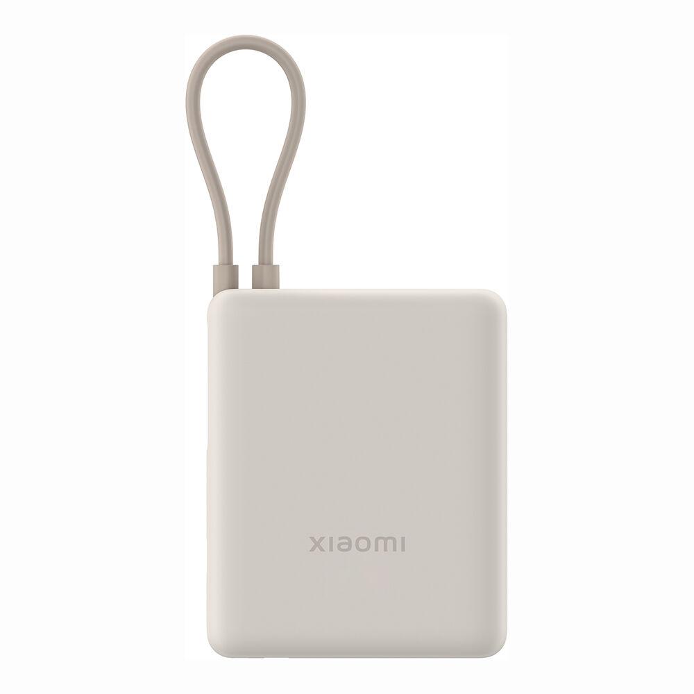 Xiaomi bežični punjač, ​​10000 mAh, 33 W, integrirani kabel, bež