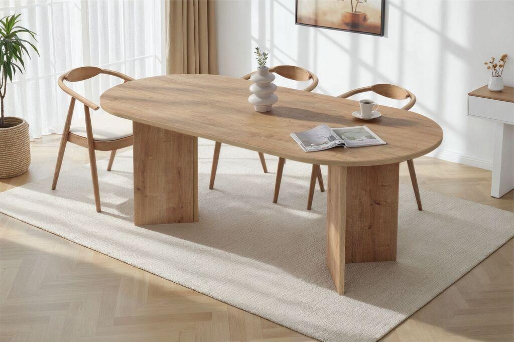 Nordure Trpezarijski sto Sabella, 200x75x90 cm, Boja hrasta