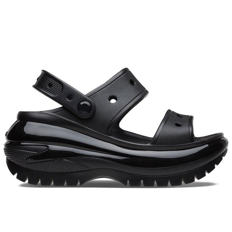 Crocs Ženske sandale Classic Mega Crush, Crne