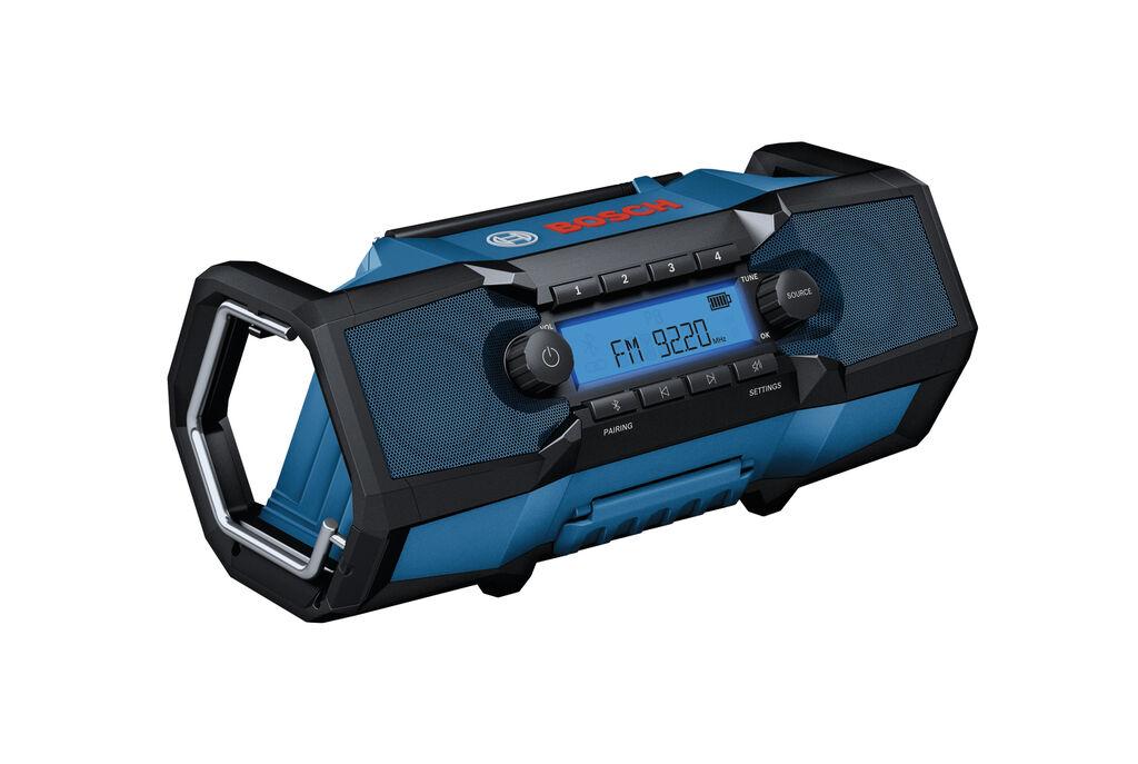 Bosch radio na baterije GPB18V‑3C, FM, Bluetooth 5.4, USB‑C, Bez baterije i punjača, 06014A3200