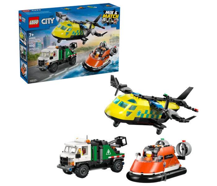 Lego Kocke Airplane, Service Truck & Ho.., City