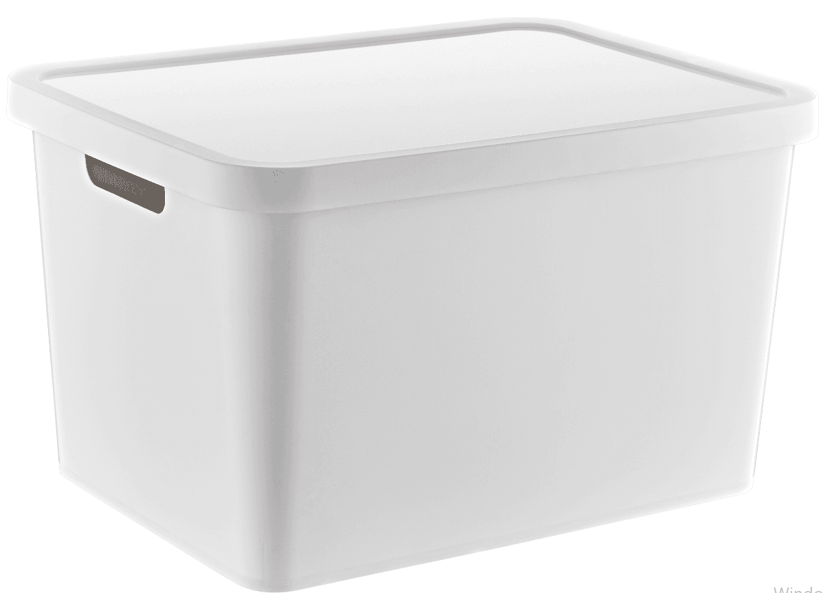 Čistunica Kutija za odlaganje 18 L Bijela TRN-236-06