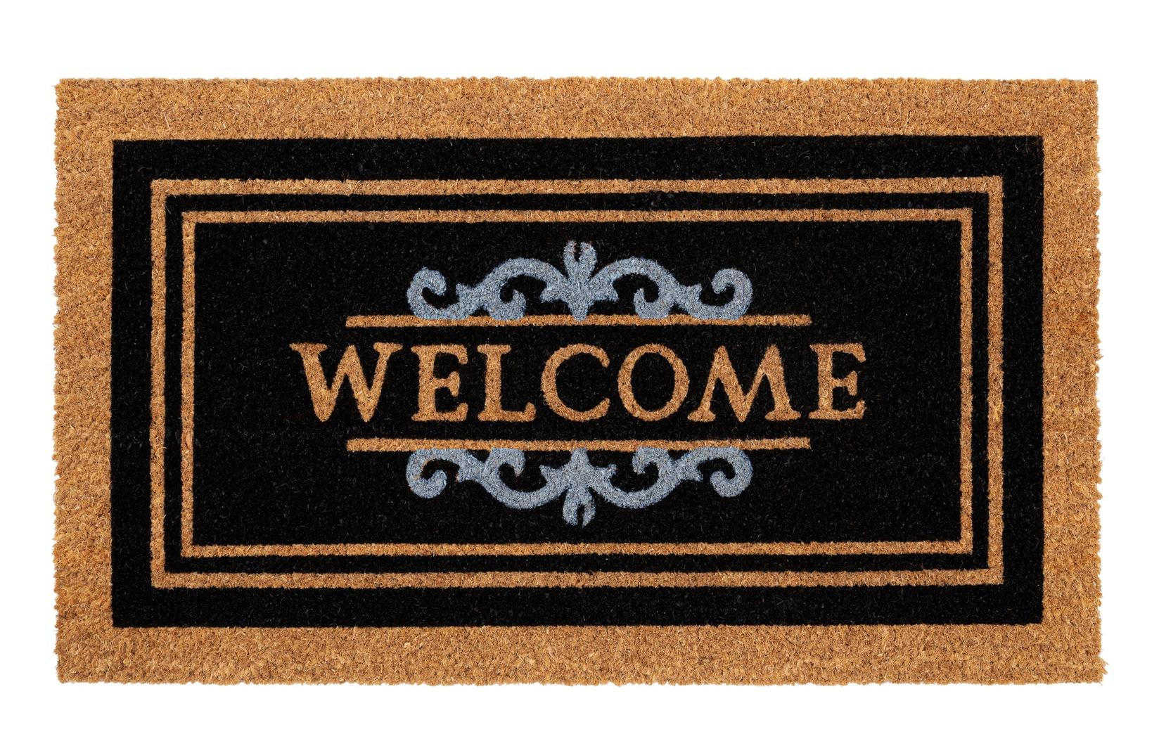 Čistunica Otirač E-Coco Classic Welcome 40x70cm Crni 1421404511