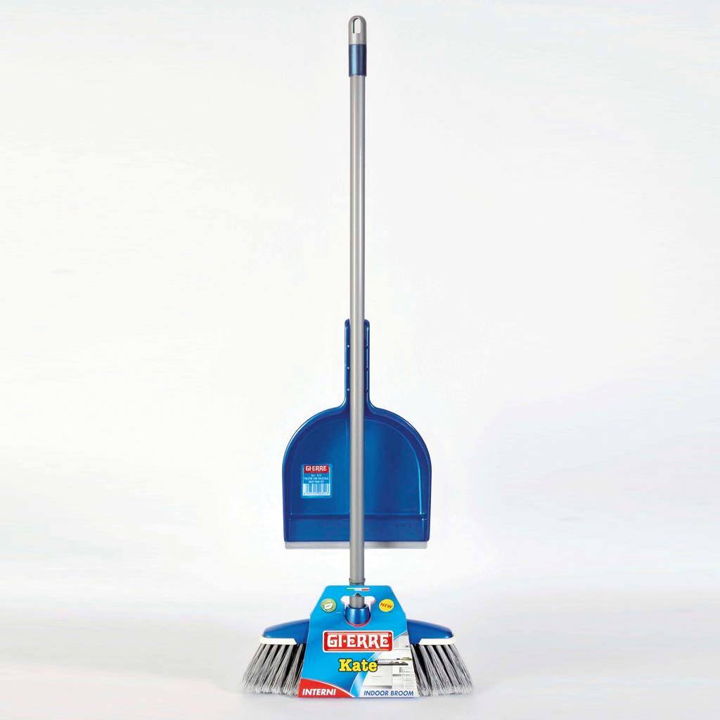 Čistunica Metla Kate sa teleskopskom drškom i lopaticom za unutrašnjost 307/TMP Blue Metal Line