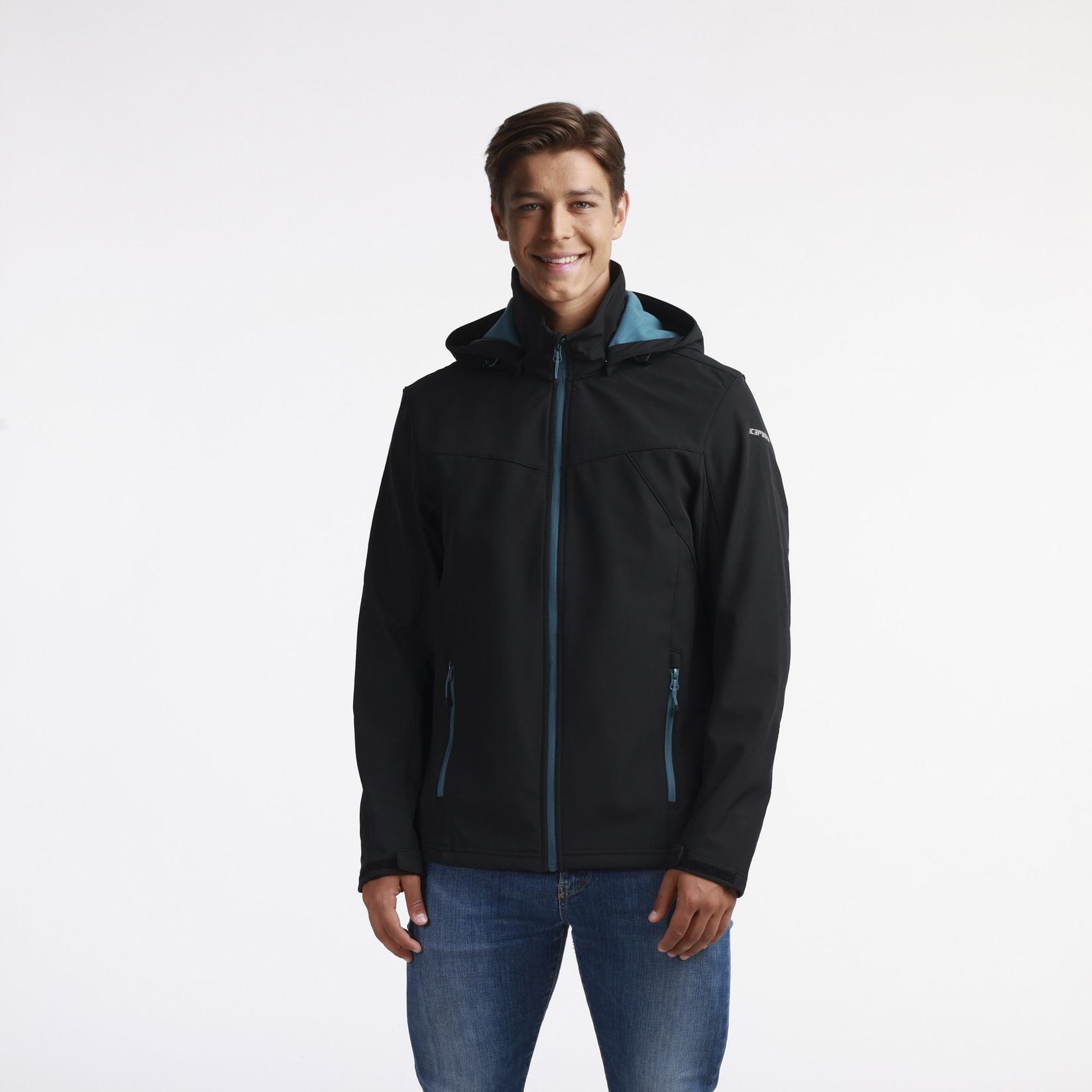 Icepeak muška jakna brimfield M, crna