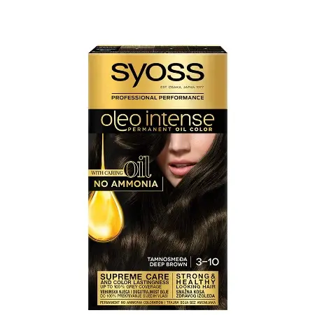 Syoss farba za kosu 3-10 Oleo Color, tamnosmeđa
