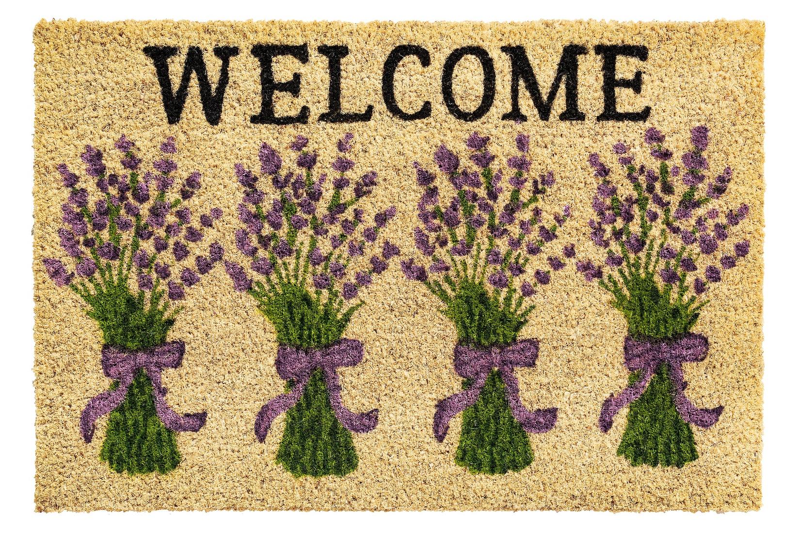 Čistunica Otirač Ruco Print Lavender Welcome 40x60cm 1471402759