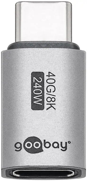Goobay Adapter USB-C 74447, Sivi