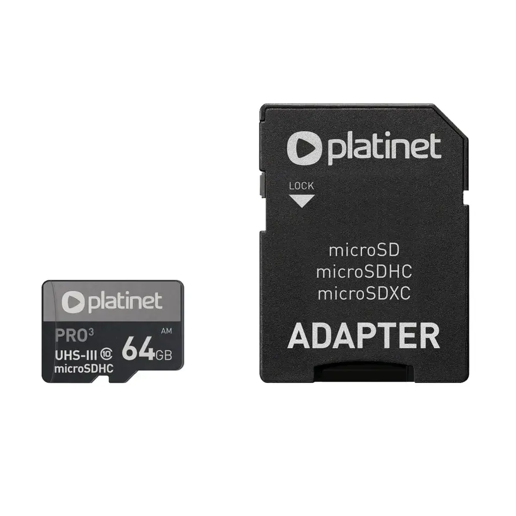 Platinet Memorijska kartica A1 U3 PMMSDX64UIII, 64GB