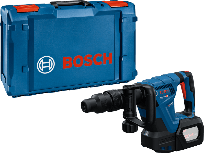 Bosch Akumulatorski elektropneumatski čekić za podešavanje sa SDS max rukohvatom Professional GSH 0611918200, 18V, 8,5J, Plavo-crni