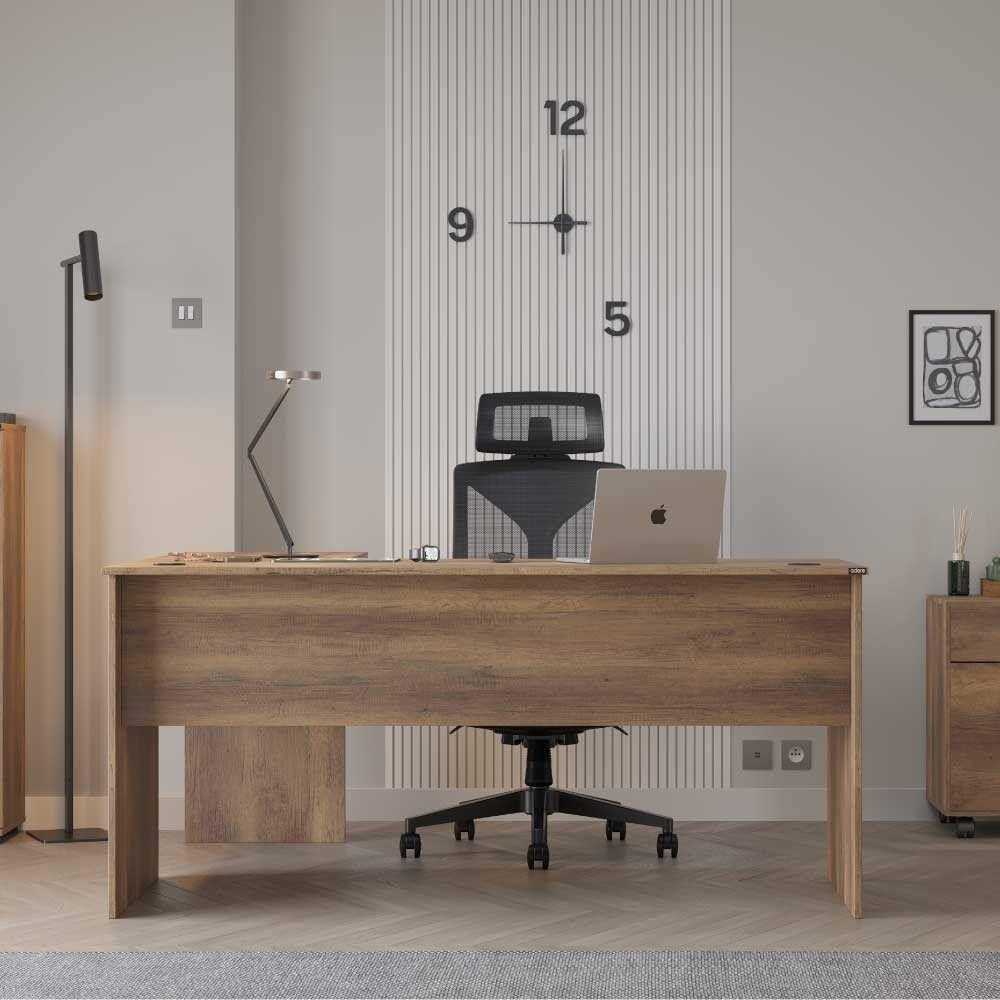 Hanah Home Radni sto Rms-320-Oo-1, 160x75x144 cm, Smeđa