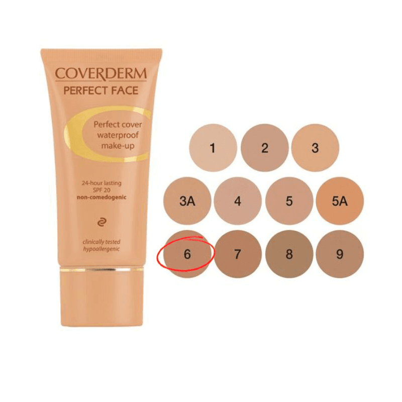 COVERDERM Perfect Face puder 30ml No6