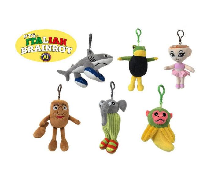 Igračka Brainrot privezak za ključeve 10cm.