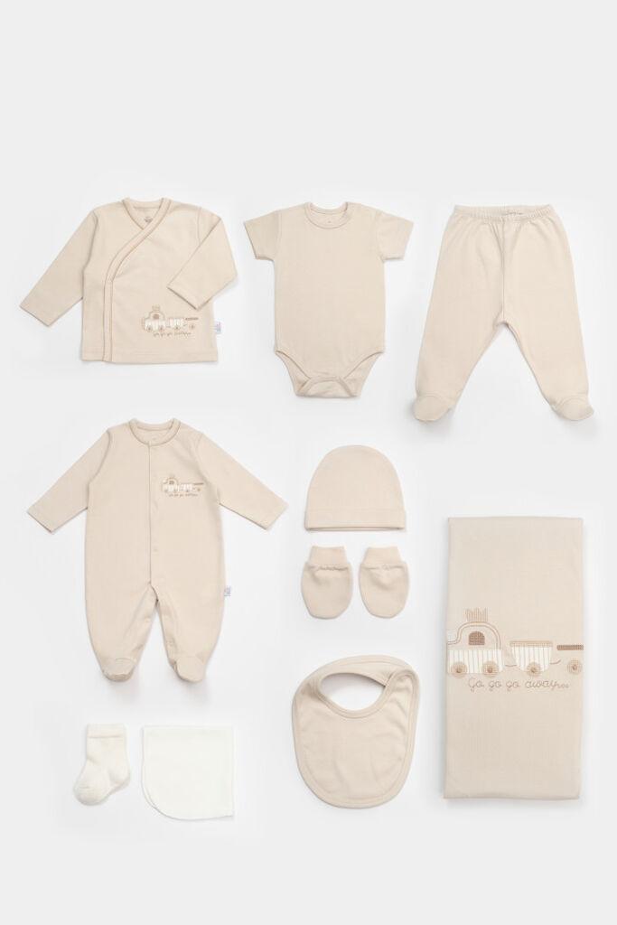 Set za iznošenje bebe BiMini 10/1 bež,56cm.