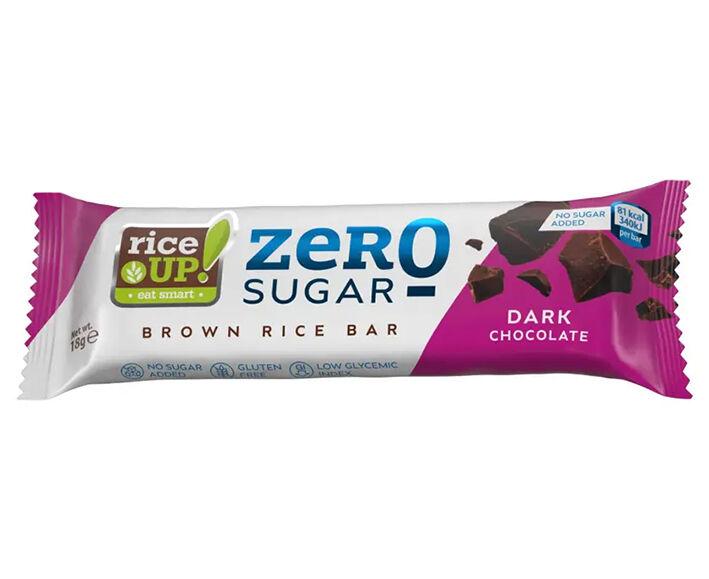 Rice Up zero sugar dark chocolate brown rice bar 18g