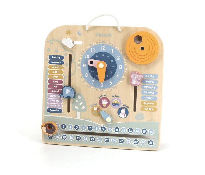 Igračka Master drveni kalendar sa satom