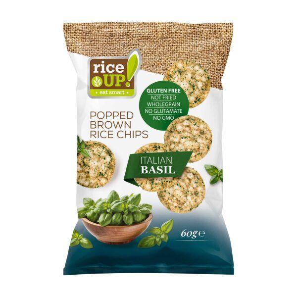 Rice Up Rizine rizin cips basilico 60g