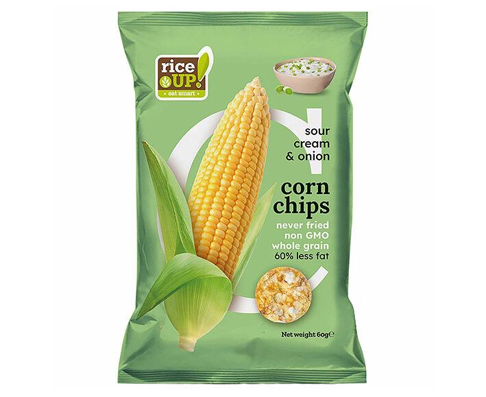 Rice Up kukuruzni čips - pavlaka luk 60g