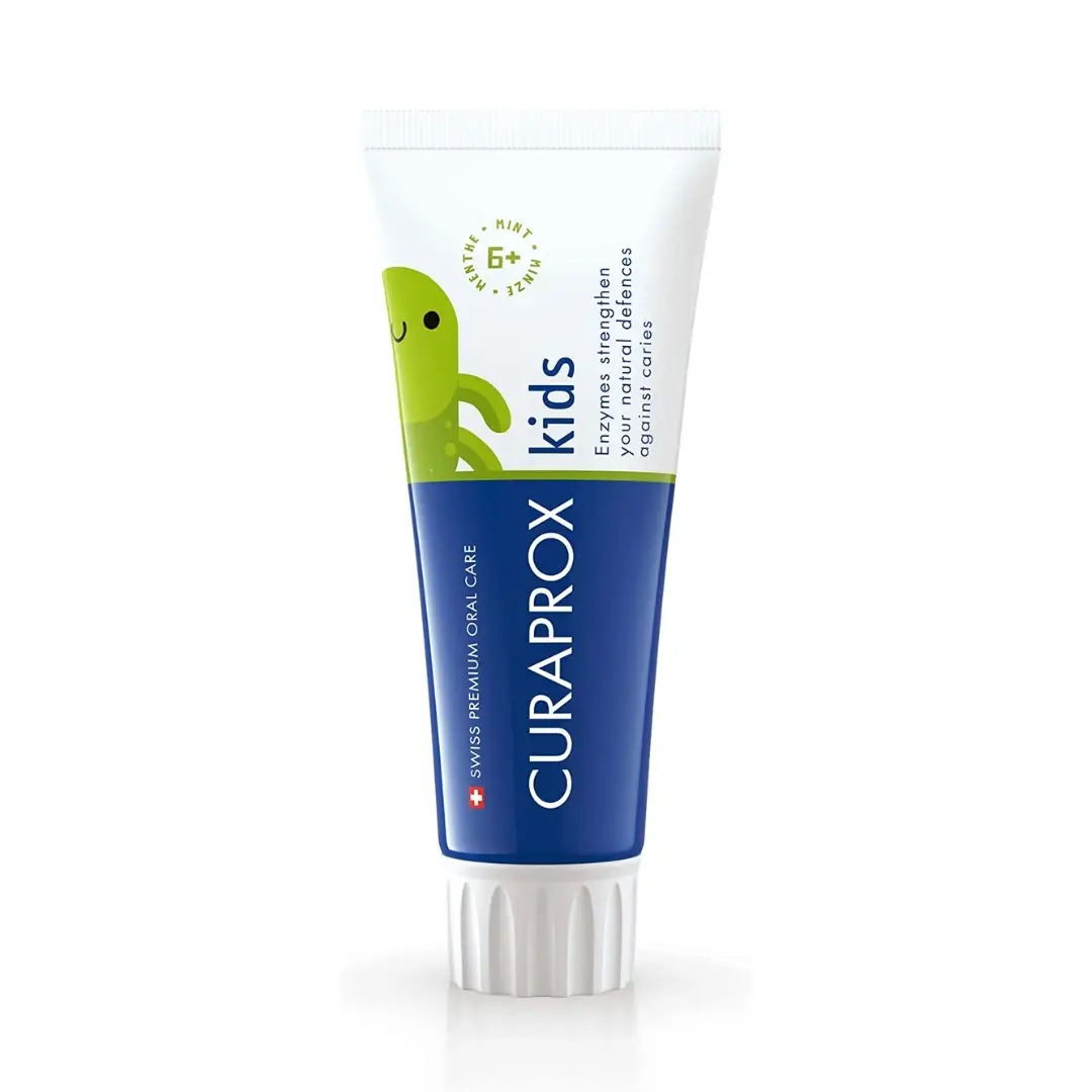 Curaprox pasta za zube za djecu bez fluorida, menta, 60 ml