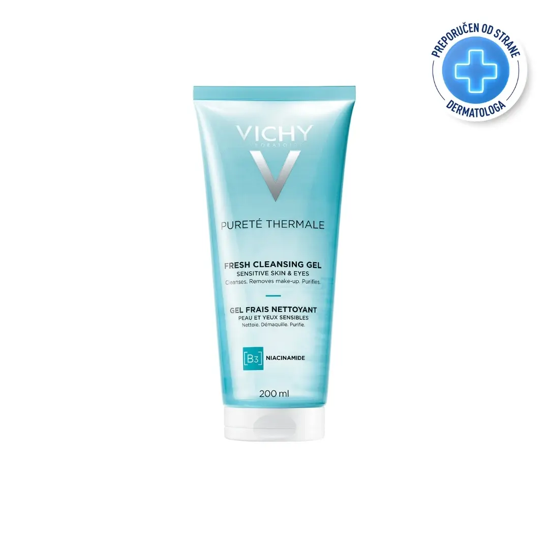 VICHY Purete Thermale gel za čišćenje lica, 200 ml