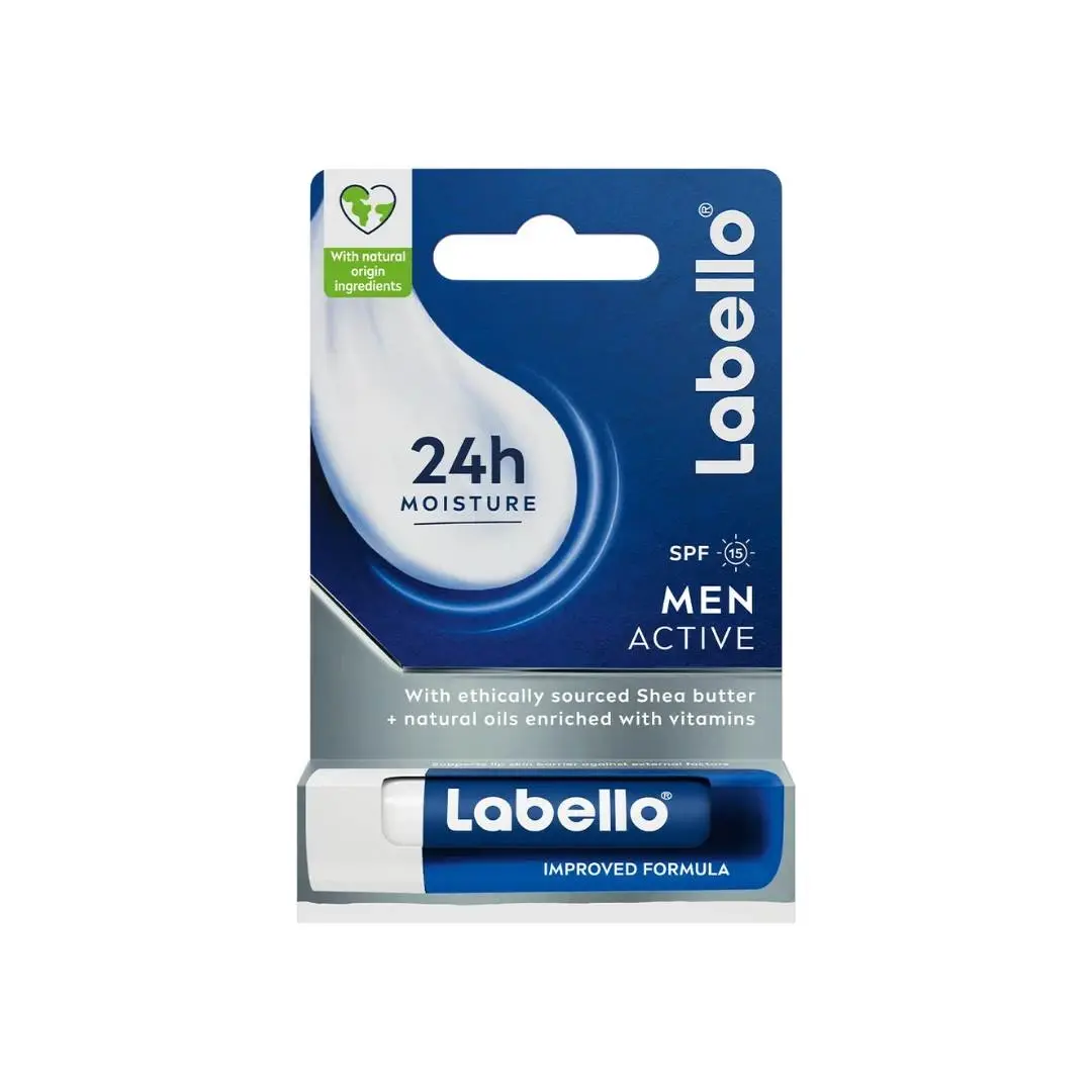 LABELLO balzam za usne za muškarce Active, 5,5 ml