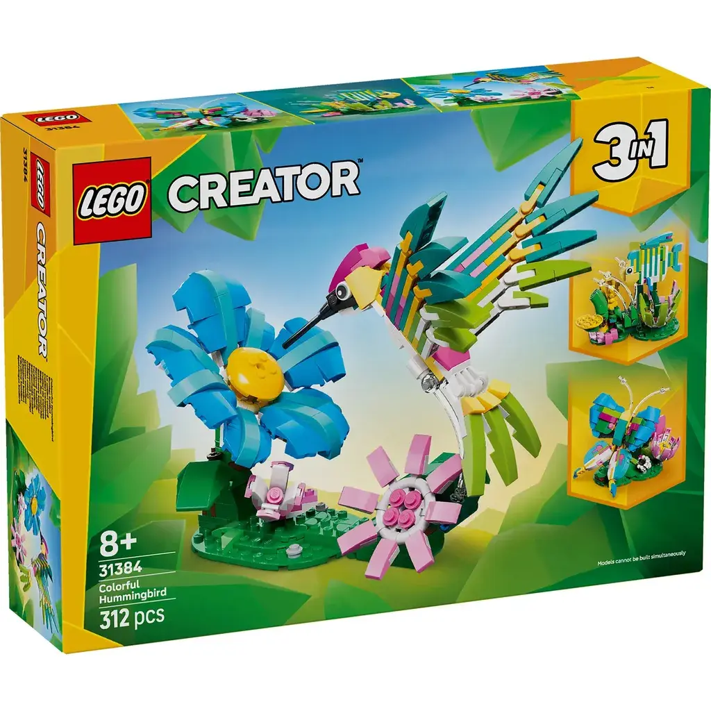 Lego Creator 3u1 Divlje životinje: Šareni kolibri 31384
