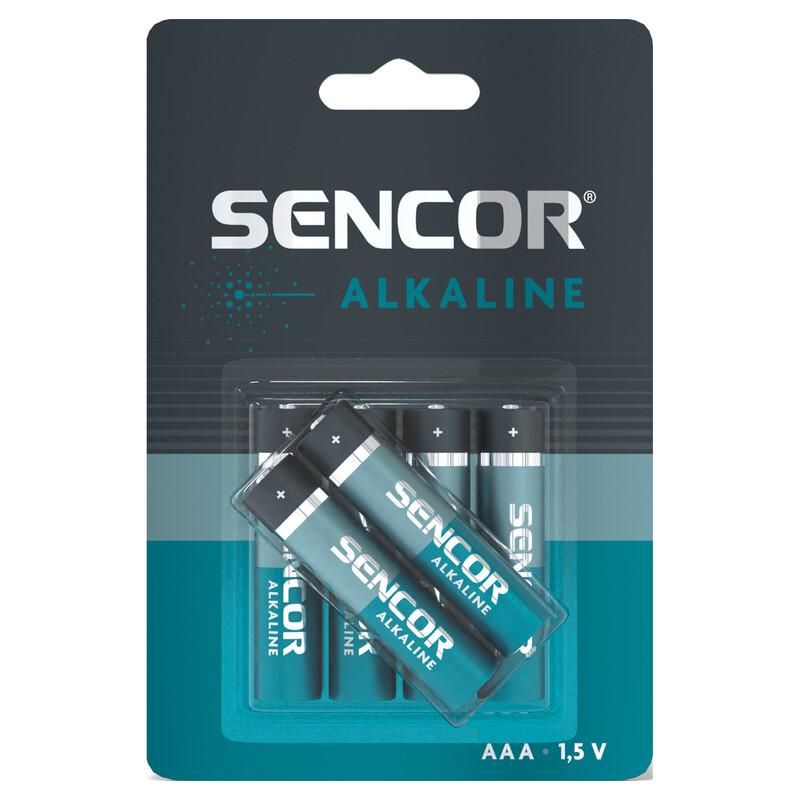 SENCOR alkalne baterije LR03, AAA, 4+2 BP, 6 komada