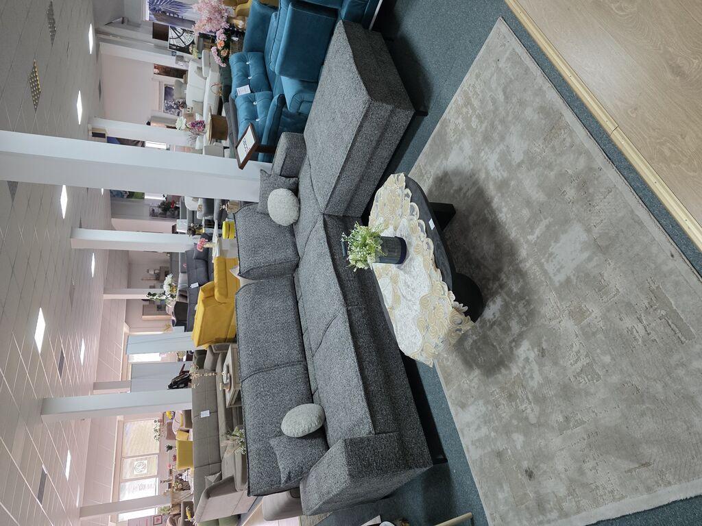 Ugaona garnitura Panda rhapsody 120, Siva