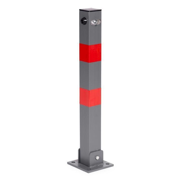 ModernHome Sklopiva parkirna barijera, 60 cm, siva