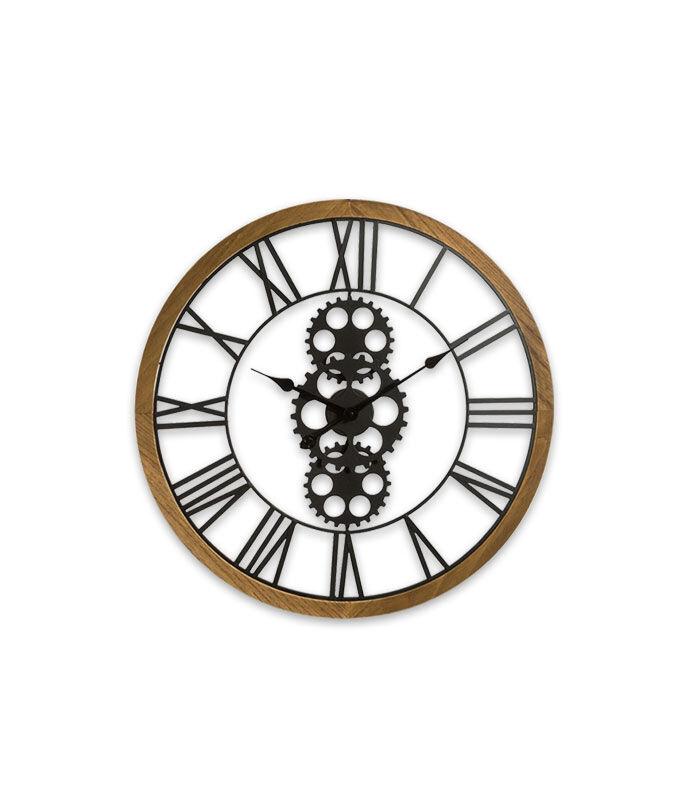 Zidni sat D70 162314, Braon