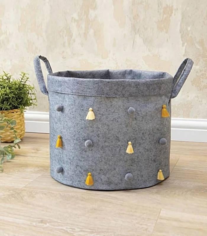 Kutija za odlaganje Alas Maxi, 20 x 24 cm, Siva