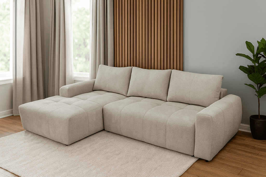 Ugaona garnitura Doris Misterio 82, Bež