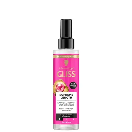Schwarzkopf regenerator u laku za kosu Gliss Supreme Length, 200ml