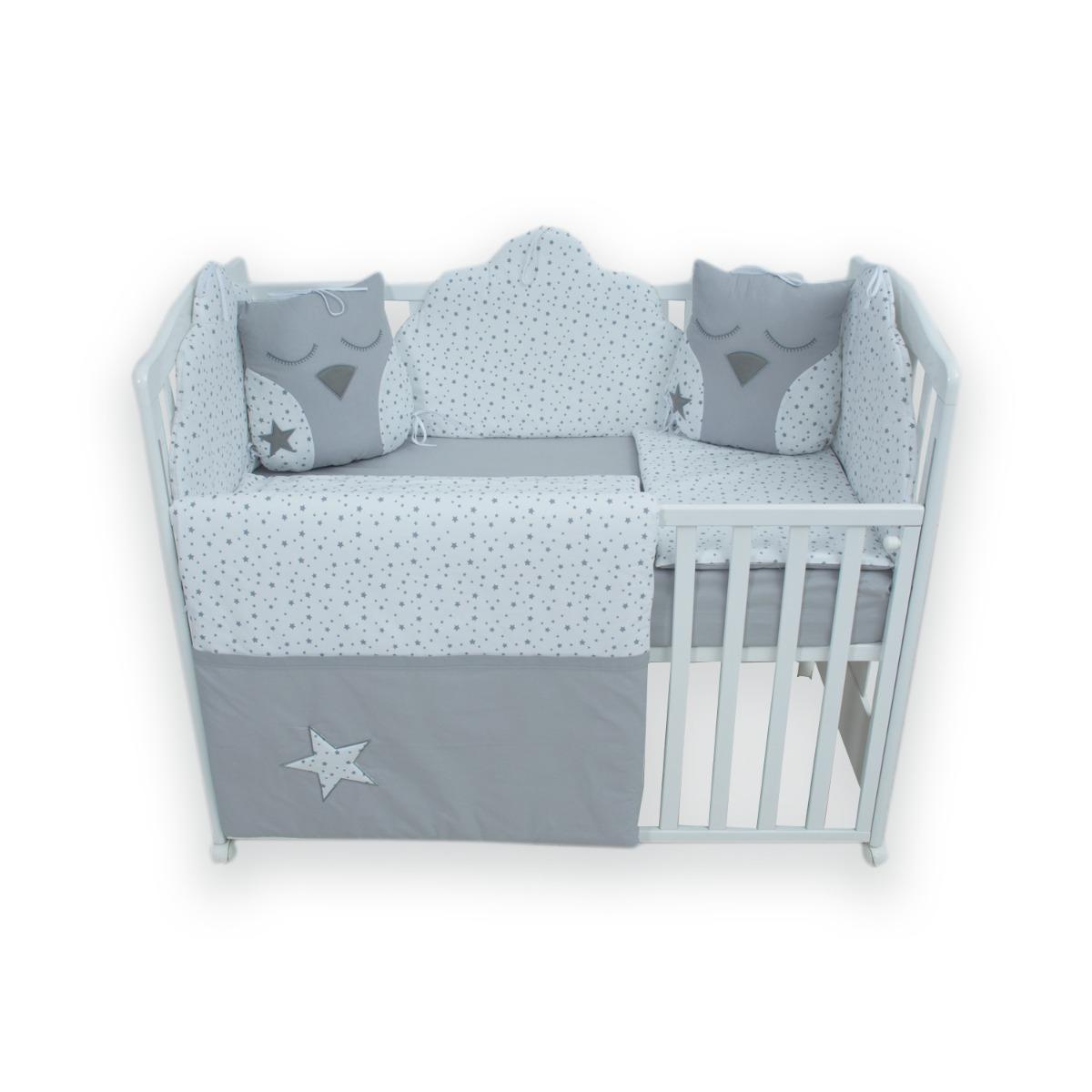 Fim Baby Posteljina Sovica, Siva