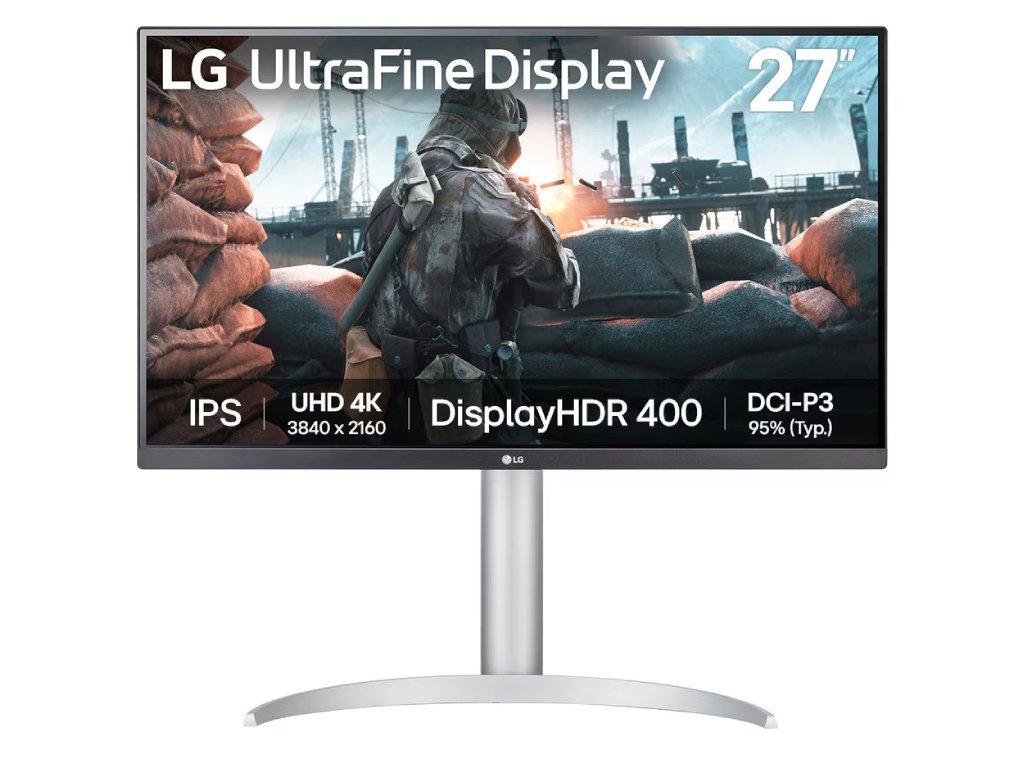 LG LED 4K IPS Monitor 27UP650K-W, 27 ,3840x2160, 1200:1,5 ms,HDMI*2/DP*1, HDR10, Pivot, Height, Tilt