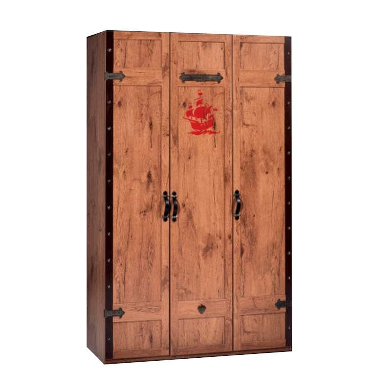 Čilek Mobilya Pirate Trokrilni Ormar, Smedji