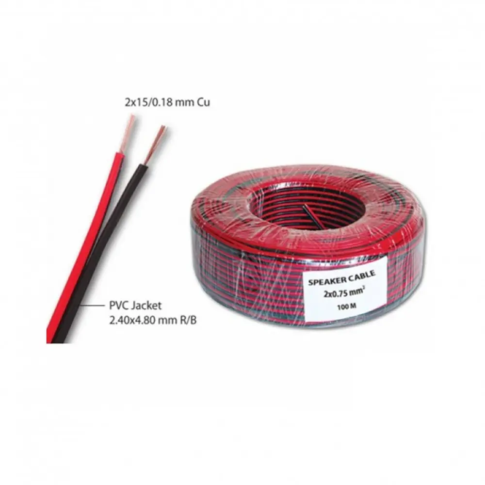 Zvučnički kabal 2x0,75 mm