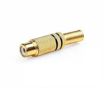 ČINČ konektor ženski zlatni