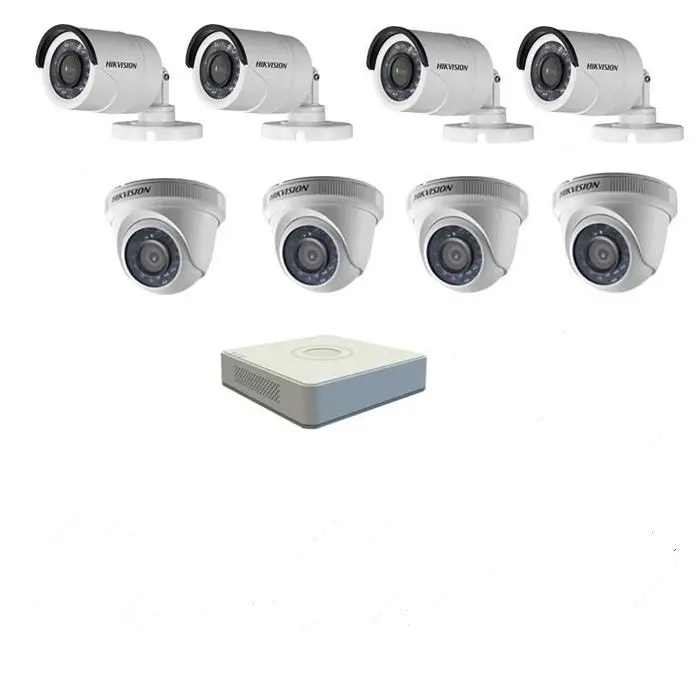 Hikvision kit iDS-7108HQHI-M1/S; 4un+4sp kam. 5 Mpix