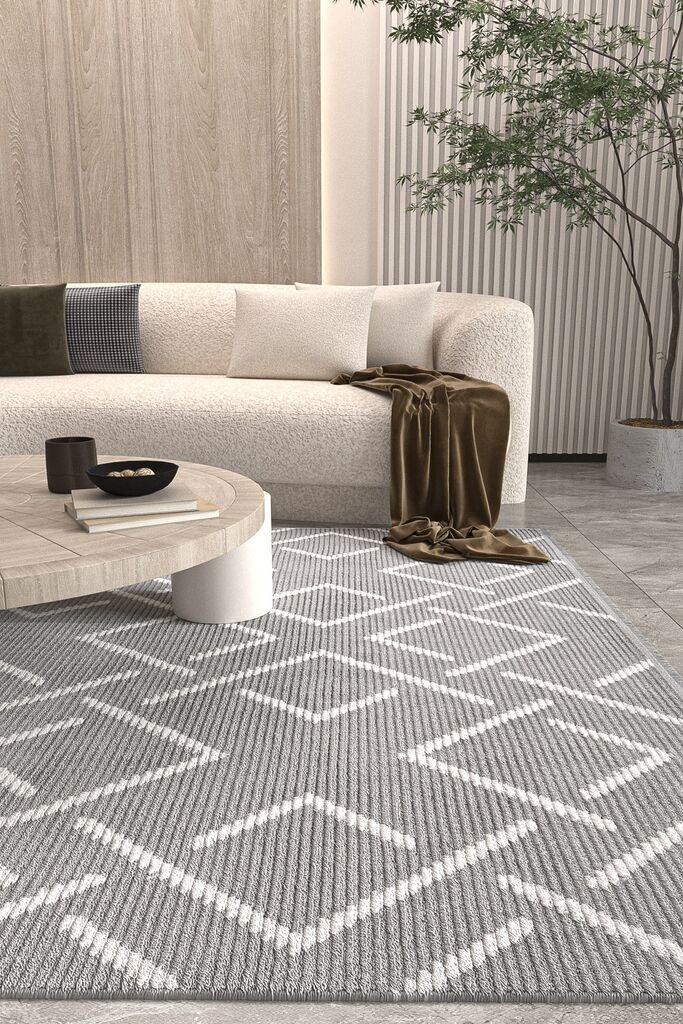 Conceptum Hypnose Tepih Vetrina 3605, 160x200 cm, Siva