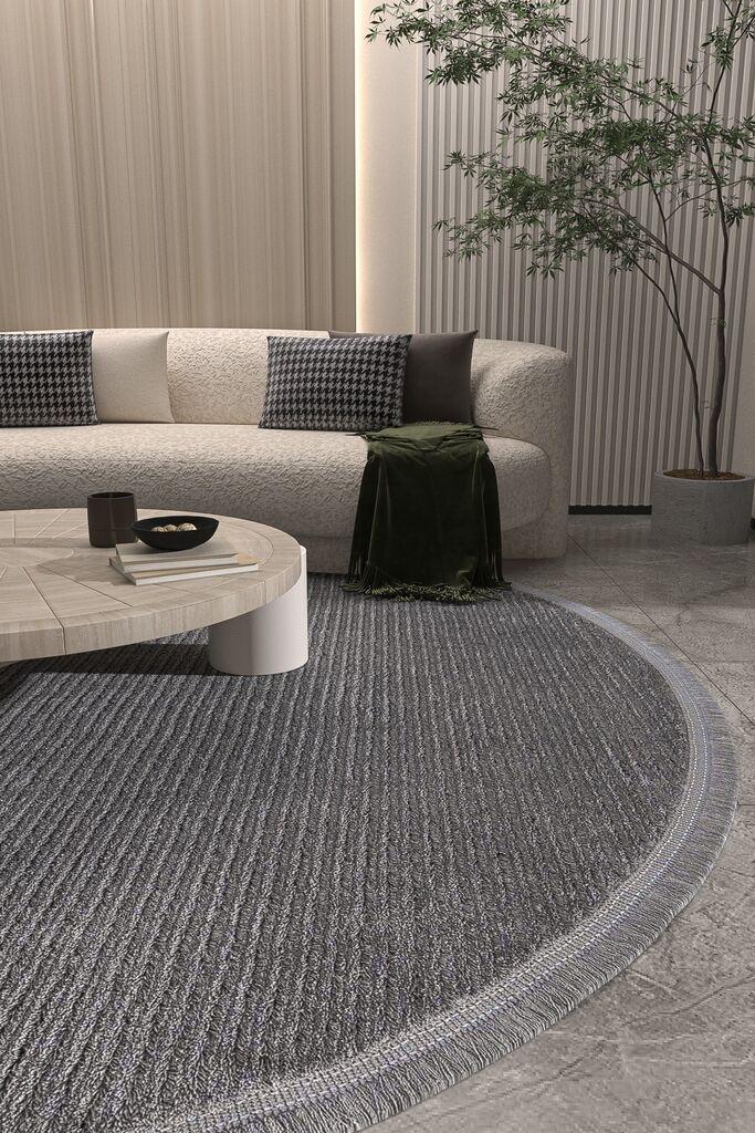 Conceptum Hypnose tepih Vetrina 3604, H100 cm, tamno siva